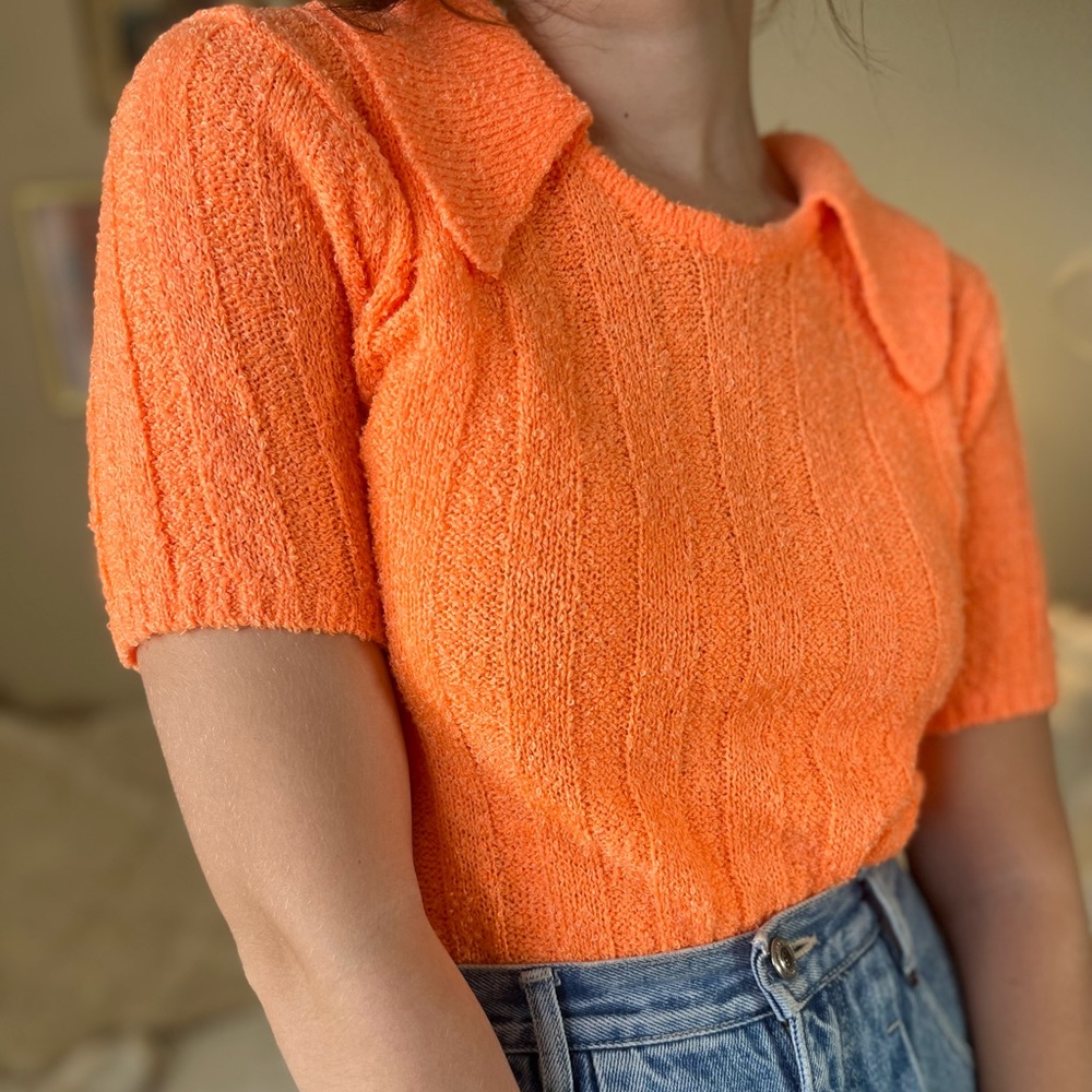 Vintage Tangerine Sweater